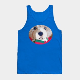 Close Up Teddy Bear Portrait Tank Top